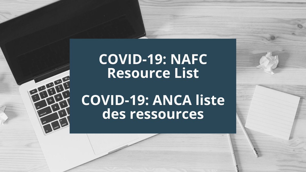 NAFC_ANCA's tweet photo. We've been working hard behind the scenes to advocate for all of our member Friendship Centres and PTA's. We've developed a resource list that includes country-wide tips. It is available on our website: https://t.co/gooPsJIDym https://t.co/hyaTiWa2Fh