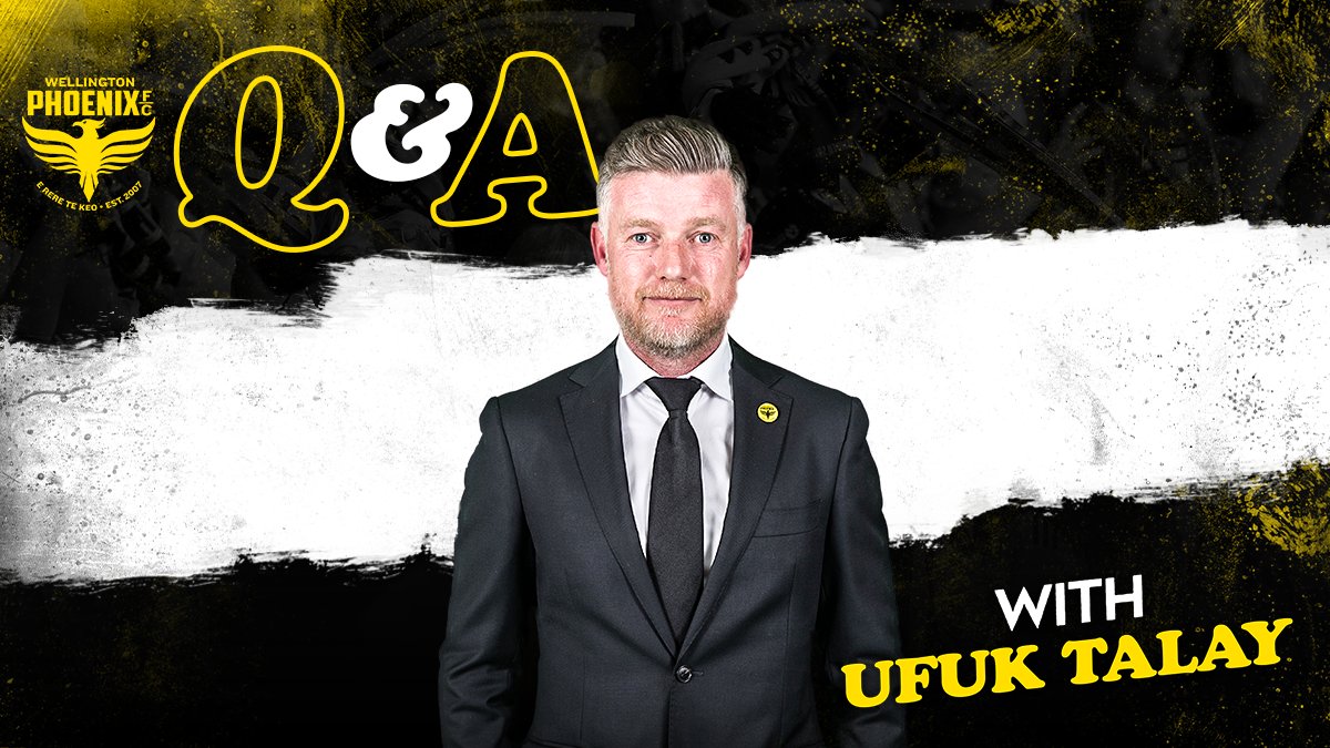 WgtnPhoenixFC's tweet photo. 🎙️ Q &amp; A with Ufuk Talay! Got a question for Coach?

We'll be chatting to #Nix Head Coach, @Ufuk_Talay later today and we want YOU to send in your questions 🙌

🤔 Got a question...?
💬 Post yours below 👇
❓ We'll pick the best ones.

#StandUpWithYourNix #ERereTeKeo https://t.co/SlOj9PaHPr