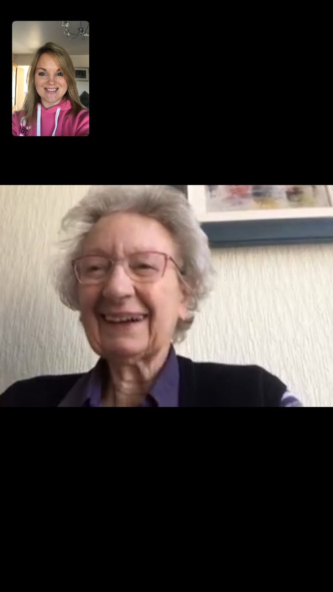 Annahopkinson9's tweet photo. Love that my 97 year old tech wizz nana FaceTimed me 😍😍😍 https://t.co/pnq7b2J0f7