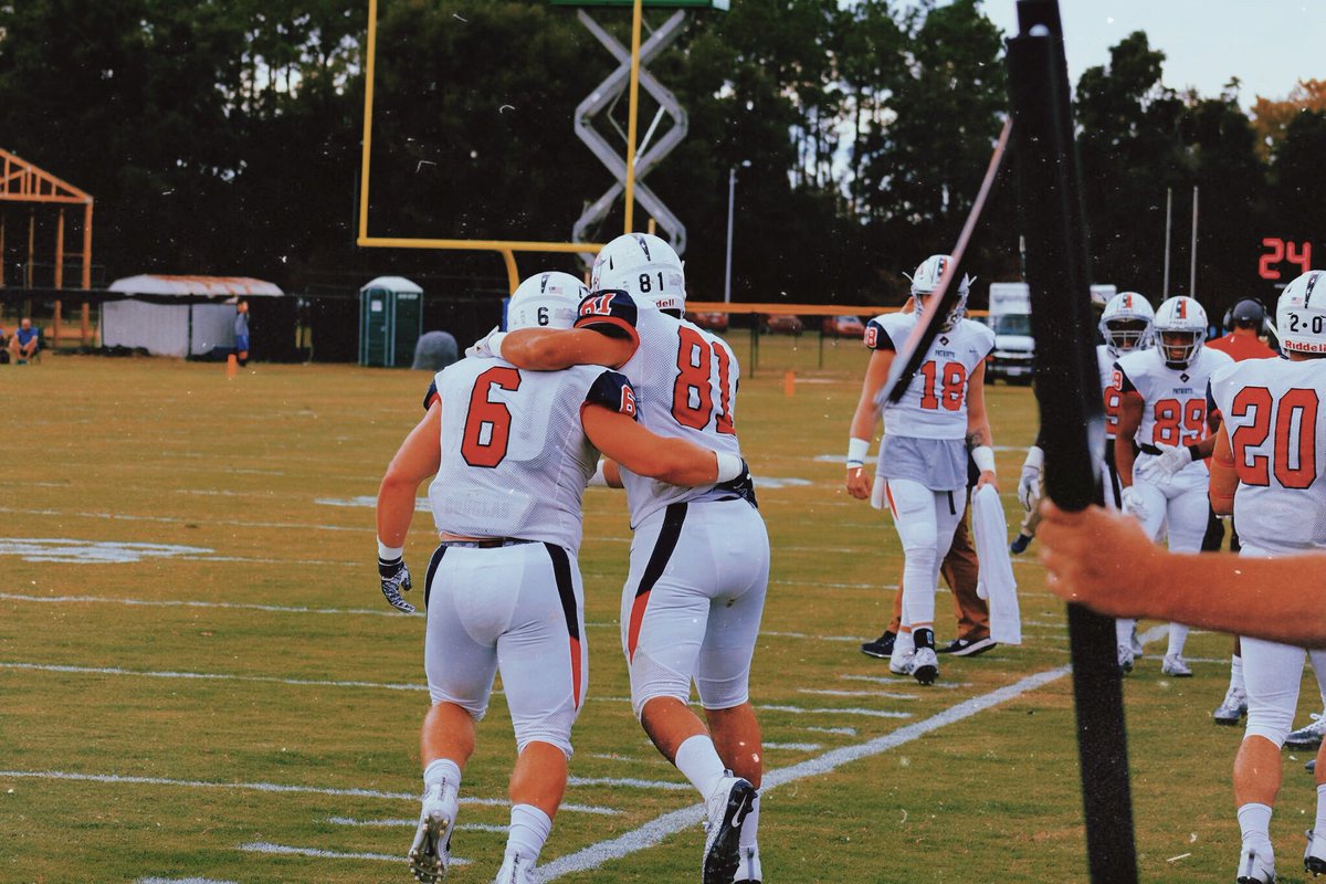 UCPatriotFball's tweet photo. A brotherhood - no matter what. 

We’ll be back soon, Patriots. 

#PTS / #OneBigFamily https://t.co/iBfu5TtNuK