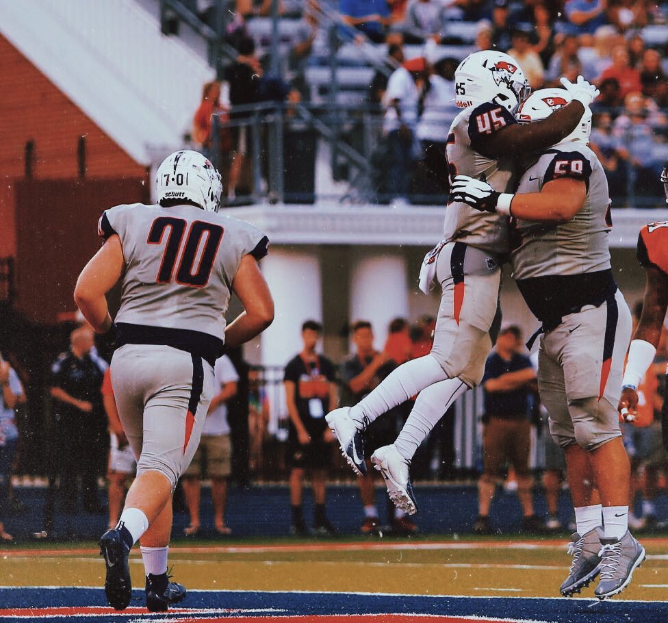 UCPatriotFball's tweet photo. A brotherhood - no matter what. 

We’ll be back soon, Patriots. 

#PTS / #OneBigFamily https://t.co/iBfu5TtNuK