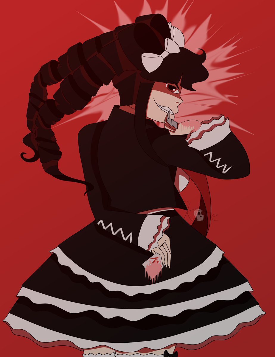 pushingupdaff's tweet photo. My type? Girls willing to kill for money. 
Speedpaint: https://t.co/ZdG0xJoUZT 
#danganronpa #digitalart #fanart #art #artist #artistsontwitter #celestialudenburg https://t.co/ebH4MTjAJ5