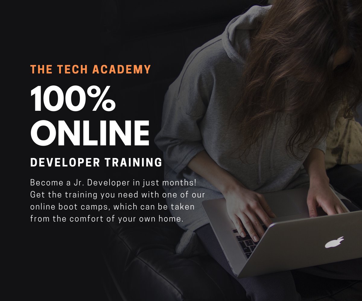 TheTechAcad's tweet image. Continuing to deliver 100% of our content to students around the world.

learncodinganywhere.com

#highereducation #programming #devtraining #remote