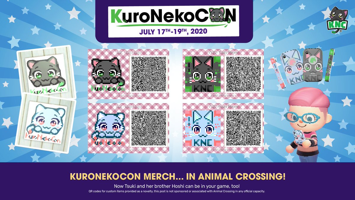 We hope everyone is enjoying Animal Crossing: New Horizons as much as we are... and guess what? You can now bring your KNC love to your island with these Tsuki and Hoshi cell phone cases and posters!

Be sure to send us pics with the hashtag #kncanimalcrossing !