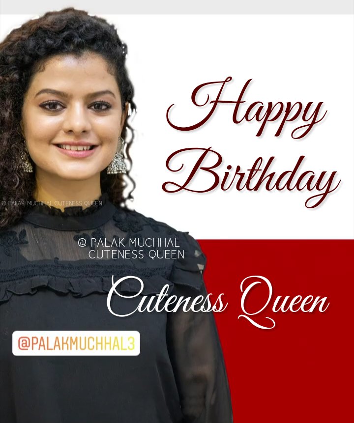 Palakm_CutenessQueen (@palakmuchhal3fc) on Twitter photo ❤Happy Birthday Queen👑 <a href="/palakmuchhal3/">Palak Muchhal</a> ❤Have a Great Life ahead with full of Joy and Happiness❤ I am so Lucky that I am Your Fan and You are My Idol❤ Thank you for make me Happy❤ Love you so so much❤Keep😊Smiling❤ Happy Birthday CUTENESS QUEEN🎂
#HappyBirthdayPalakMuchhal ❤Happy Birthday Queen👑 <a href="/palakmuchhal3/">Palak Muchhal</a> ❤Have a Great Life ahead with full of Joy and Happiness❤ I am so Lucky that I am Your Fan and You are My Idol❤ Thank you for make me Happy❤ Love you so so much❤Keep😊Smiling❤ Happy Birthday CUTENESS QUEEN🎂
#HappyBirthdayPalakMuchhal