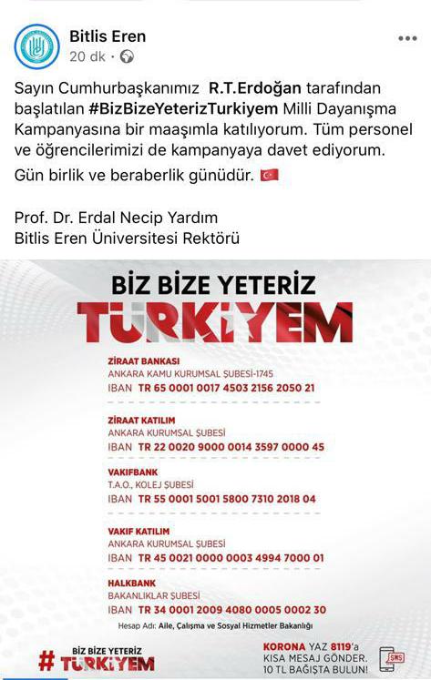 sinanaygul's tweet photo. Yarış başladı ya, hızını alamayanlardan aforizmal çıkışlar gelmeye başladı bile...
Sayın rektör, harikalar diyarında değilsin #Bitlis'tesin, senin öğrencinin kendisi yardıma muhtaçken öğrenciyi kampanyaya davet etmek nedir? Yavaş gel
#bizbizeyeteriz #zırnıkyok #iban #vaka10827 https://t.co/0i6b2aXmNV