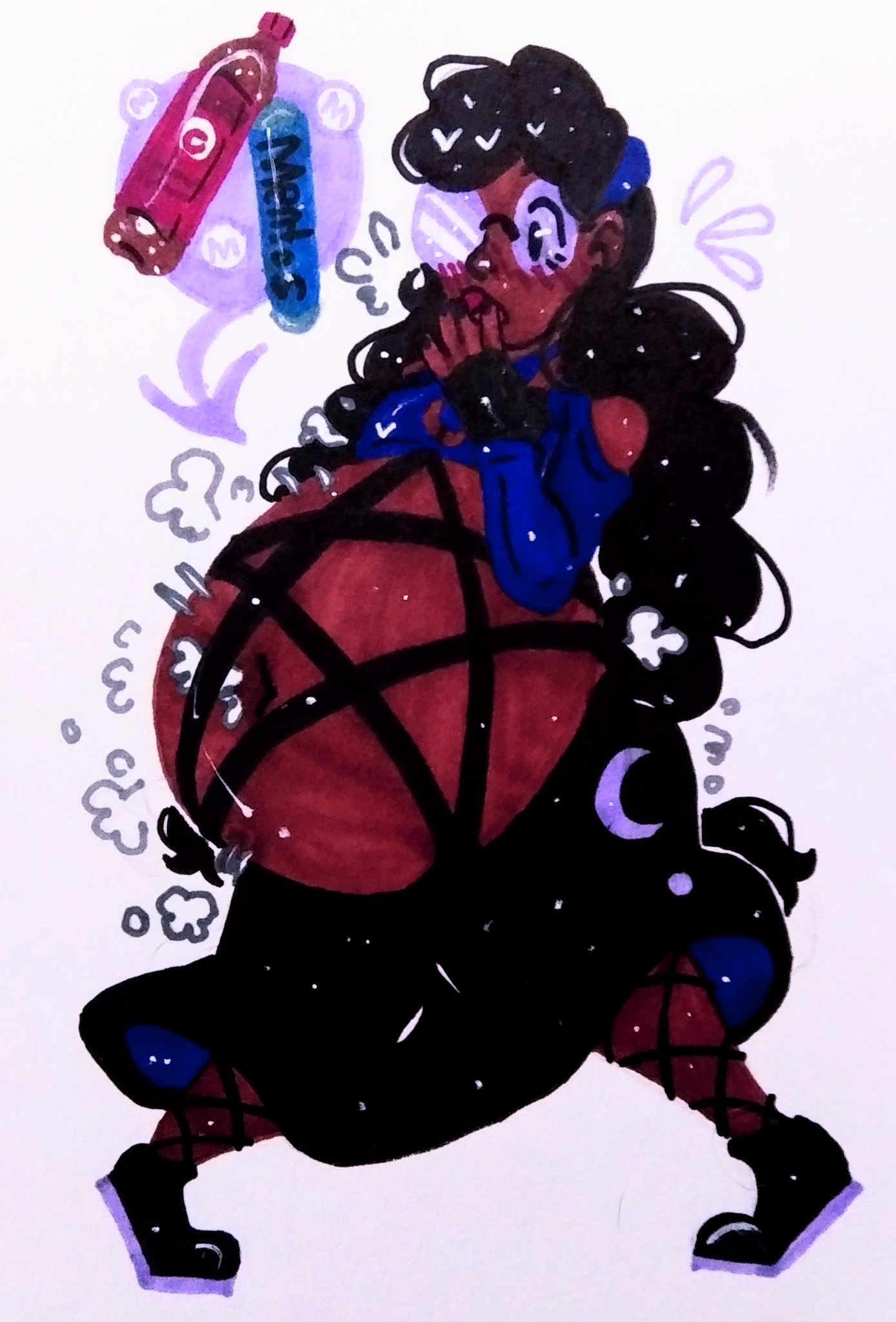 Annie-Sins 💛 🤍 💜 🖤 (COMS open) on Twitter: "Soda and mentos togeth...