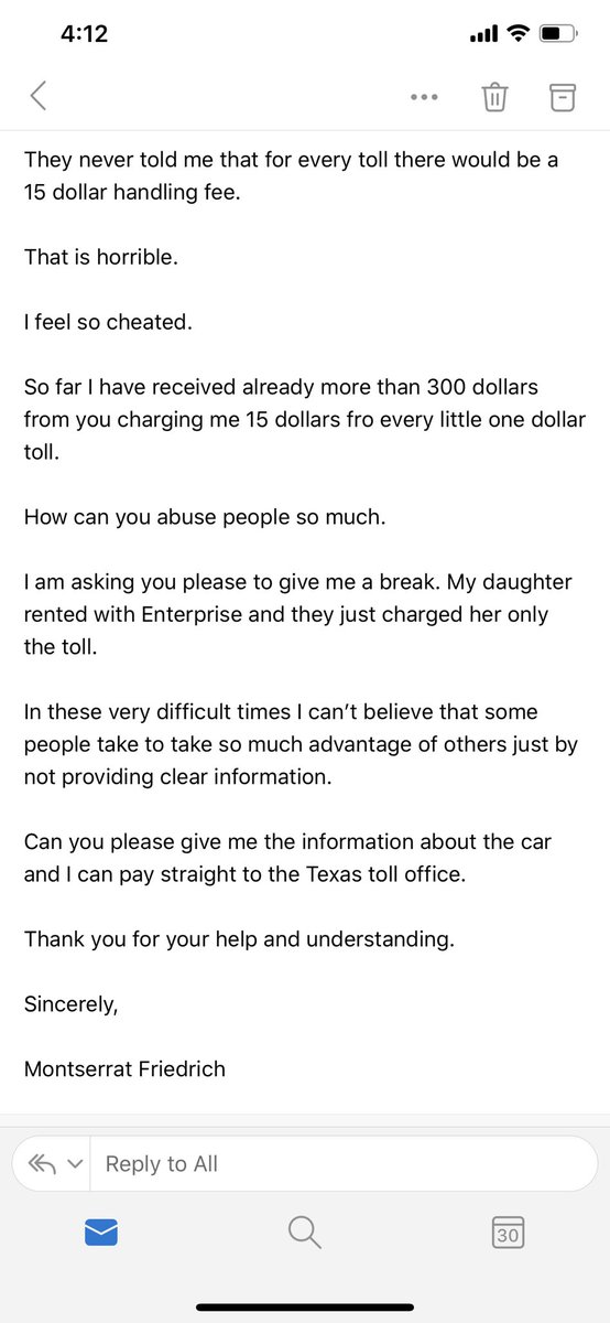 anna4686's tweet photo. @DollarCars please respond to these emails. https://t.co/8Olgur7QFm