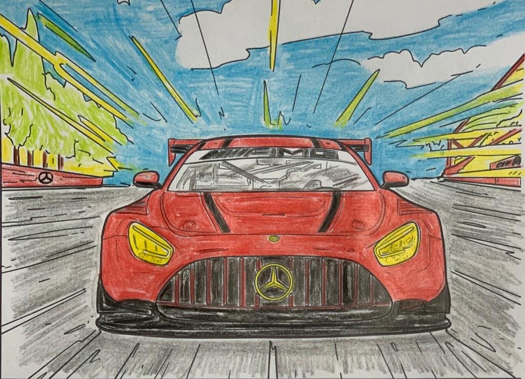 DuranVLawson's tweet image. A bit of car creativity, courtesy of @MercedesBenz #colourmybenz #colourmyAMG #keepingcreative @MercedesAMG #art #Lovecars #MercedesAMG