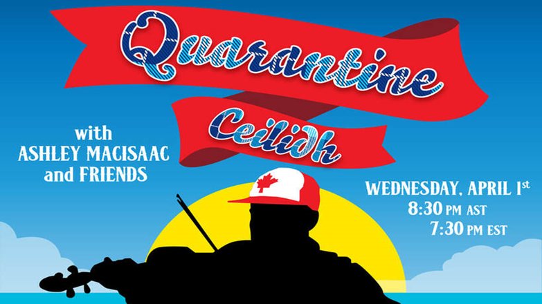 NS_CCTH's tweet image. Have you heard about #AshleyMacIsaac’s “Quarantine Ceilidh”? On Wednesday, April 1 at 8:30 p.m. AST, various #NovaScotia musical artists are coming together via online performance. More information at ashleymacisaac.com/index.html?utm….