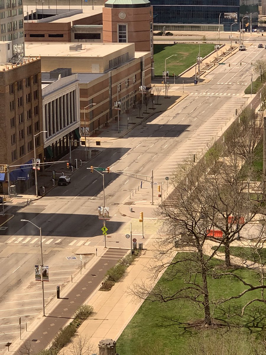 View from the office at noon today.  No trouble getting  parking space in front of the State House today. Empty streets and closed hotels not a typical start to the work week.  Let’s all pray we can get back to our normal soon. Good thoughts and wishes to all.