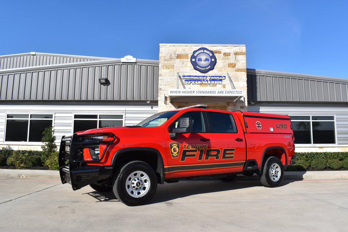 EVSpecialists's tweet photo. Here are photos of our recent upfit for the Teague VFD! If your department is looking to upfit a new emergency vehicle or fleet of vehicles, we invite you to come visit our facility in the North Houston area and see the EVS difference for yourself! https://t.co/FxyloOm3ih https://t.co/Fb6U0QZbP0