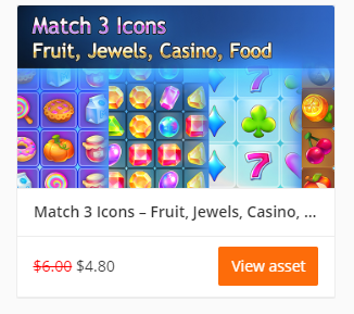 shop_pele's tweet photo. Don't miss a chance to buy my Brand New asset pack for a reduced price! Sale ends on March 31st.

https://t.co/gN9ptJmy4s

#match3 #gamedevmarket #asset #2d #indiedev #gamedev #casino https://t.co/mv4hoi5DET
