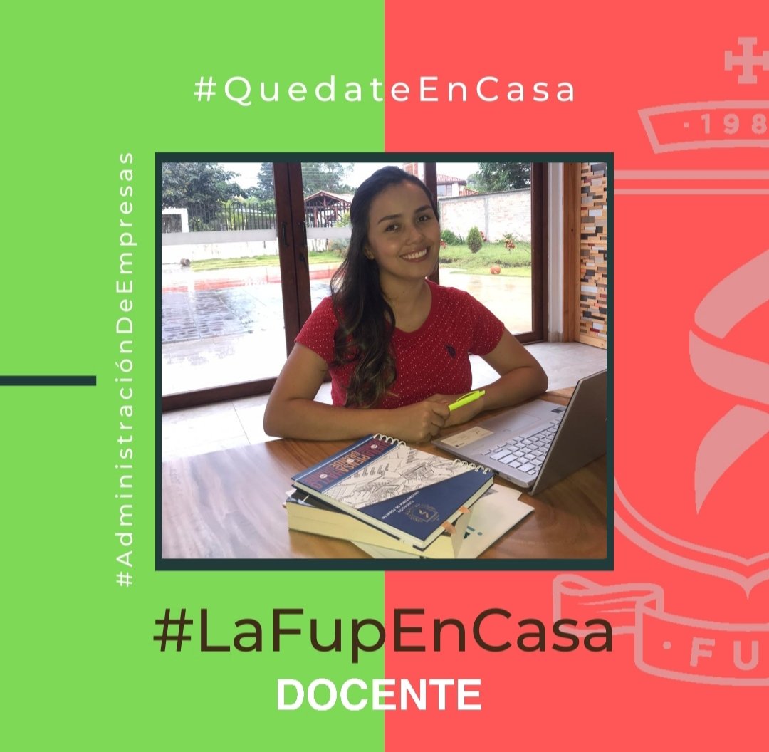 FacecaFup's tweet photo. Docentes y directivos de nuestro programa de #AdministraciónDeEmpresas de @FacecaFup de @La_Fup se quedan en casa, y desde allí de manera virtual orientan sus clases para los estudiantes. Comprometidos con su formación. #LaFUPEnCasa #QuédateEnCasa https://t.co/BX8DnHThb3