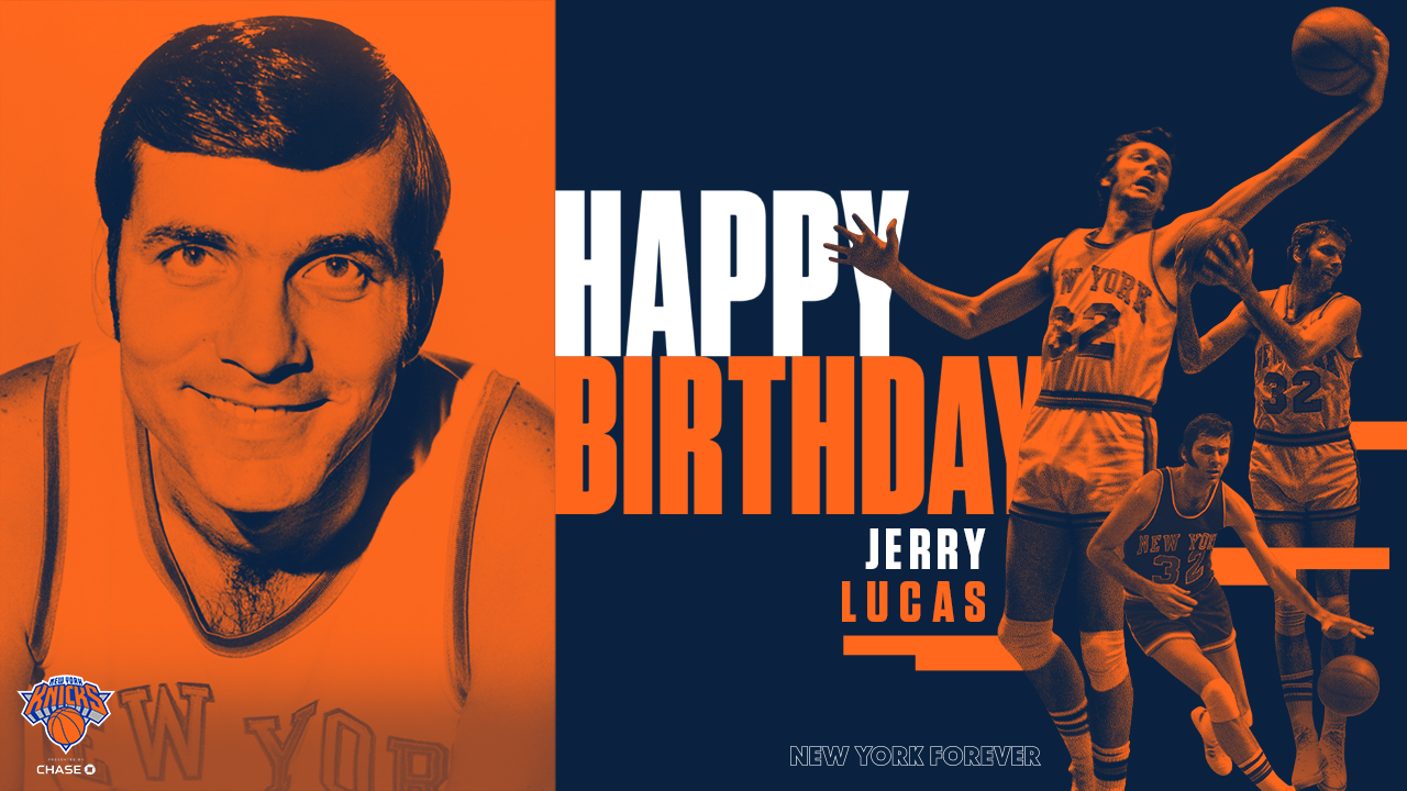 Wishing a Happy 80th Birthday to Hall of Famer, Jerry Lucas! 