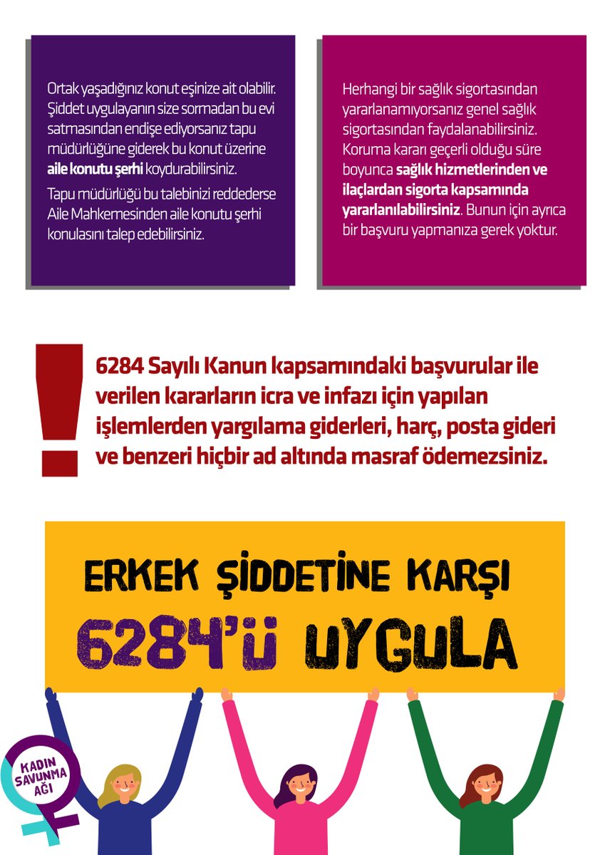 kadin savunmasi on twitter karantinada6284yasatir peki 6284 sayili kanun nedir bu kanun kapsaminda haklarimiz nelerdir