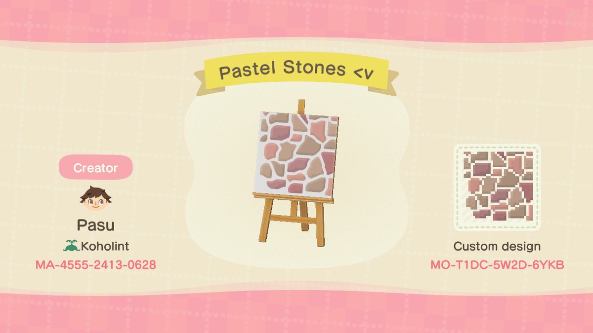 15. Corner pieces for the pastel stones  #ACNH    #ACNHDesign  #acnhpattern  #ACNHdesigns  #AnimalCrossingNewHorizons  