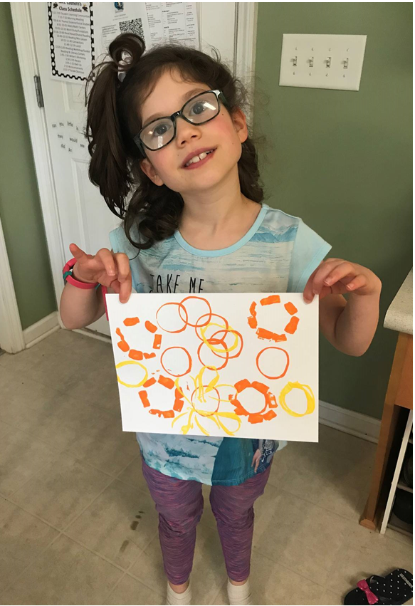 Some more amazing artwork submitted to Mrs. Mickel by Mason - kindergarten and Avalyn - first grade.