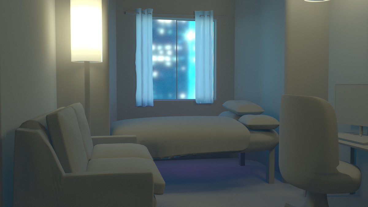 Zap_Corp's tweet photo. Whitebox setup for an interior I'm working on #3dmodeling https://t.co/QdERRQMbEw