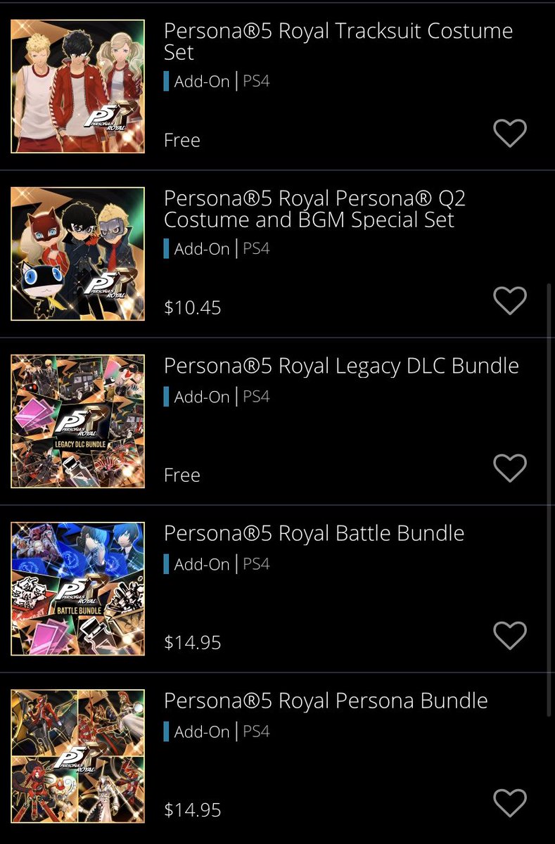 psn stuff persona 5