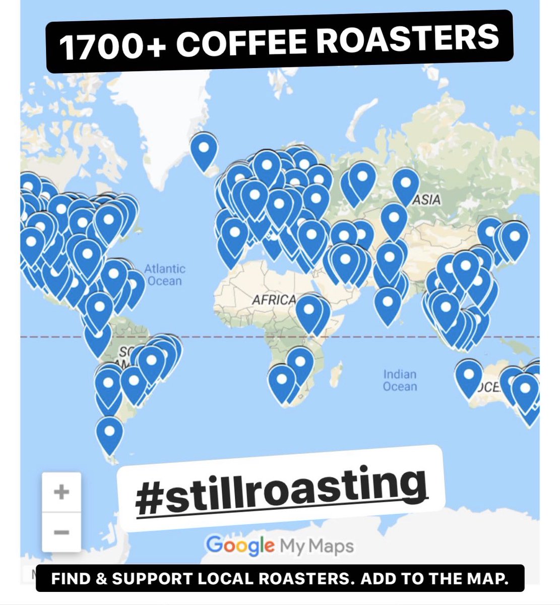 Find &amp; support local coffee roasters #stillroasting delicious coffees. ❤️ We added 1700+ roasters over the weekend. Adding more but our inbox is flooded so please fill out the short form here 👉 sprudge.com/stillroasting-…