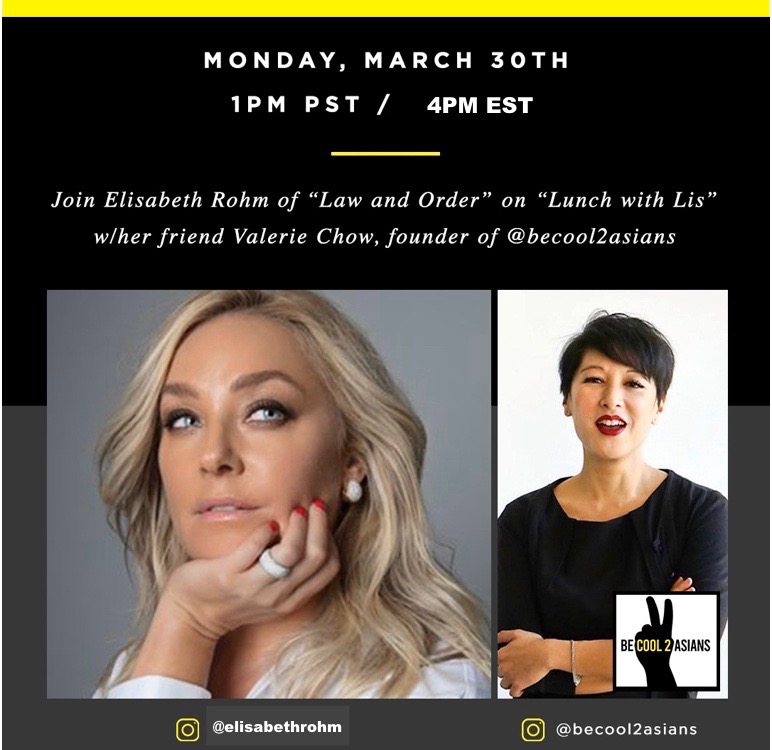 becool2asians's tweet image. Join @ElisabethRohm on her IG Live TODAY 1pm PT / 4pm ET for a heartfelt discussion about how misinformation about the Coronavirus is escalating hate against Asian Americans. #becool2asians #racism #coronavirus #Coronavirus #Coronavirustruth #asianamericans #asians