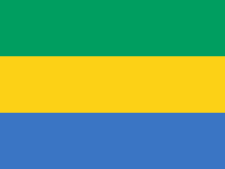 6.5/10. A very basic design but a blend of colours that don't typically mix. Adopted in 1960 to replace the French tricolour. The yellow represents the equator, which runs through the nation. The green stands for the extensive forested areas of Gabon. Blue represents the ocean