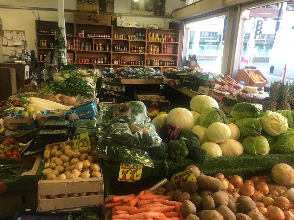 sarahegalligan's tweet photo. Massive plug for McCalls on Church St in #NQ. They’ve been feeding Mancs for 150 yrs (&amp; this one for 10). They normally sell to diners and locals and diners have disappeared.   McCalls fruit, veg and organics NEEDS us right now. They deliver hampers and are open 9-5.30. Please RT https://t.co/hUxvvaPUVq