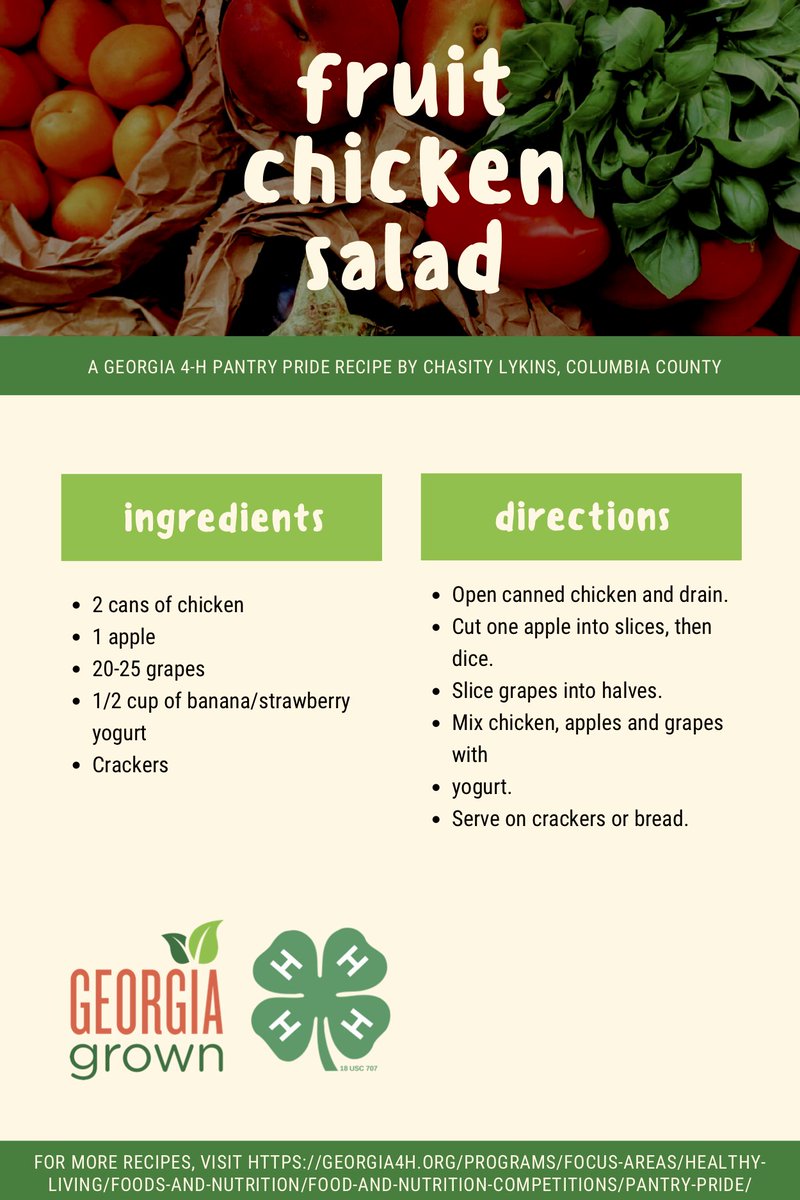 GeorgiaGrown's tweet photo. Learn about #Georgia's largest agricultural industry, #poultry, while enjoying it as an afternoon snack. See more here, https://t.co/SAxYAXxfqr. #GGatHome #georgiagrown #socialdistancing #pantrypriderecipes #Ga4H https://t.co/3PtWVXBBoN