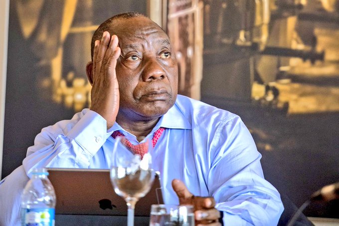 But President Cyril Ramaphosa could have tweeted that speech, 😏😏 now the breadwinner doesn't wanna change the news Channel