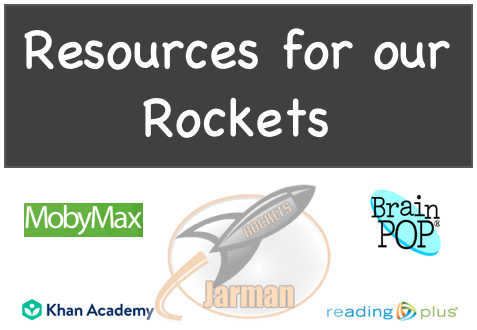 Jarman_Rockets's tweet photo. Our Rockets have access to several educational sites to help work on academics from home.  Please visit our website through the link below to see all of the resources available to our Rockets and their families. 
https://t.co/bykkfVtiX0 https://t.co/8ng6aOzuGV