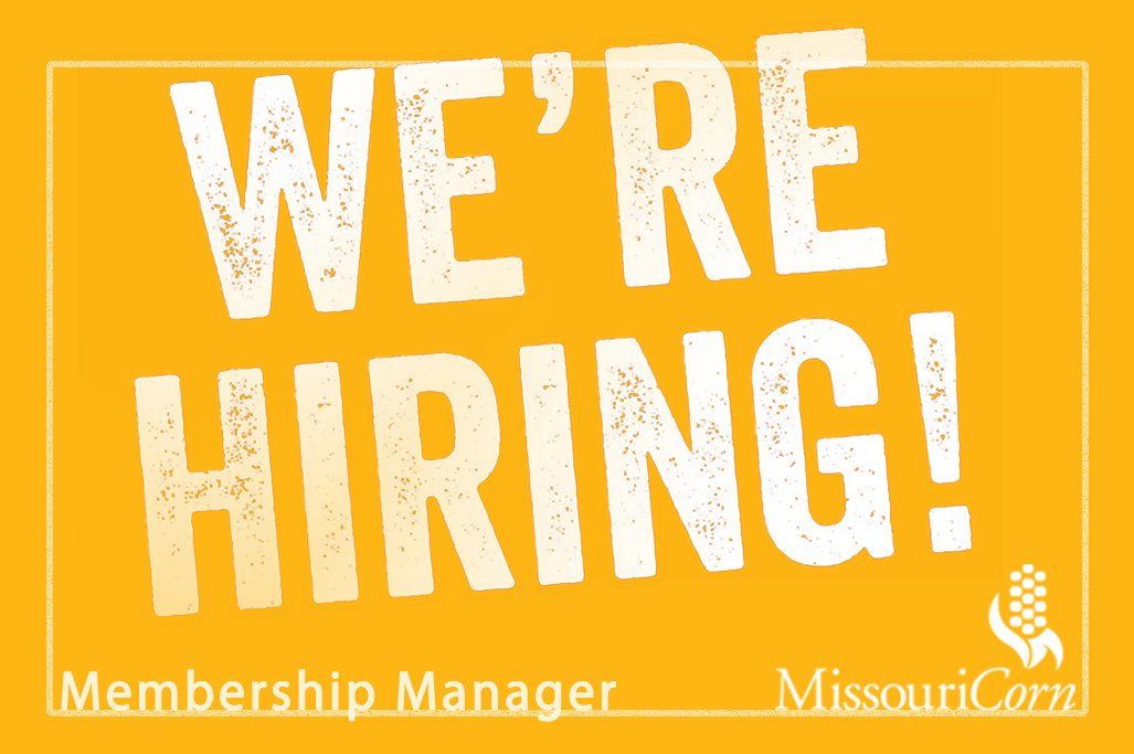 Missouri Corn is looking for a new membership manager! Check out the job posting and find out how to apply: mocorn.org/wp-content/upl…