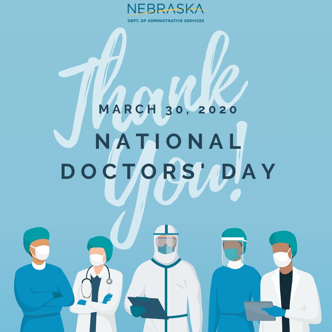 On #NationalDoctorsDay we give thanks &amp; appreciation to all medical professionals for their hard work and sacrifices that keep us safe &amp; healthy.