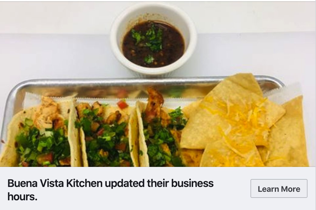 LakesideEventLV's tweet photo. Please note that Buena Vista Kitchen, located here at Lakeside Event Center, has updated their hours of operation, as follows:  Monday - Friday, 10:00 am - 4:00 pm!  Call the restaurant at (702) 560-2454 to place your order for curbside pickup! https://t.co/ySM7LCCLpy