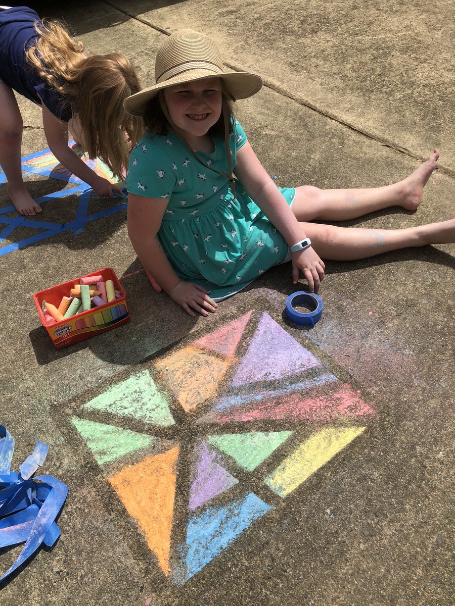 Stained glass chalk art#FCSrising