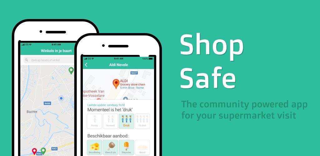 AccuratAI's tweet photo. As a technology company we are not able to sew face masks. But we did find a way to help people stay safe whilst going to their nearest supermarket. Together with our trusted partners @Endare_, Jack+Joe and At The Table we have created the Shop Safe app (https://t.co/DBXS4l6kXs) https://t.co/BJ9Mo9wpwa