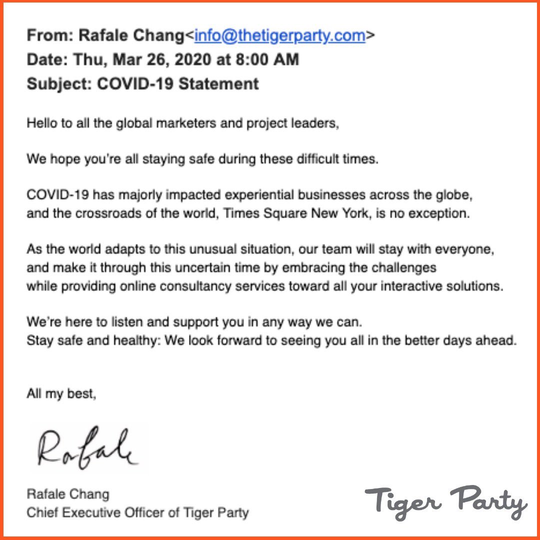 A letter from our CEO, Rafale.