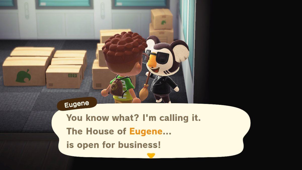 My first campsite move-in is Eugene, and I love his gay ass already.Such a cool koala. A cool-ala, if you will 