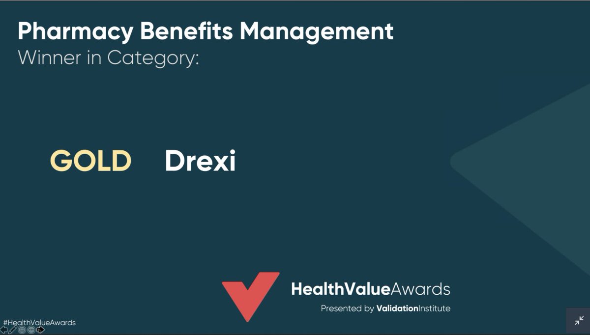 Proud to be recognized as the Gold winner of the #HealthValueAwards
#honestpbm