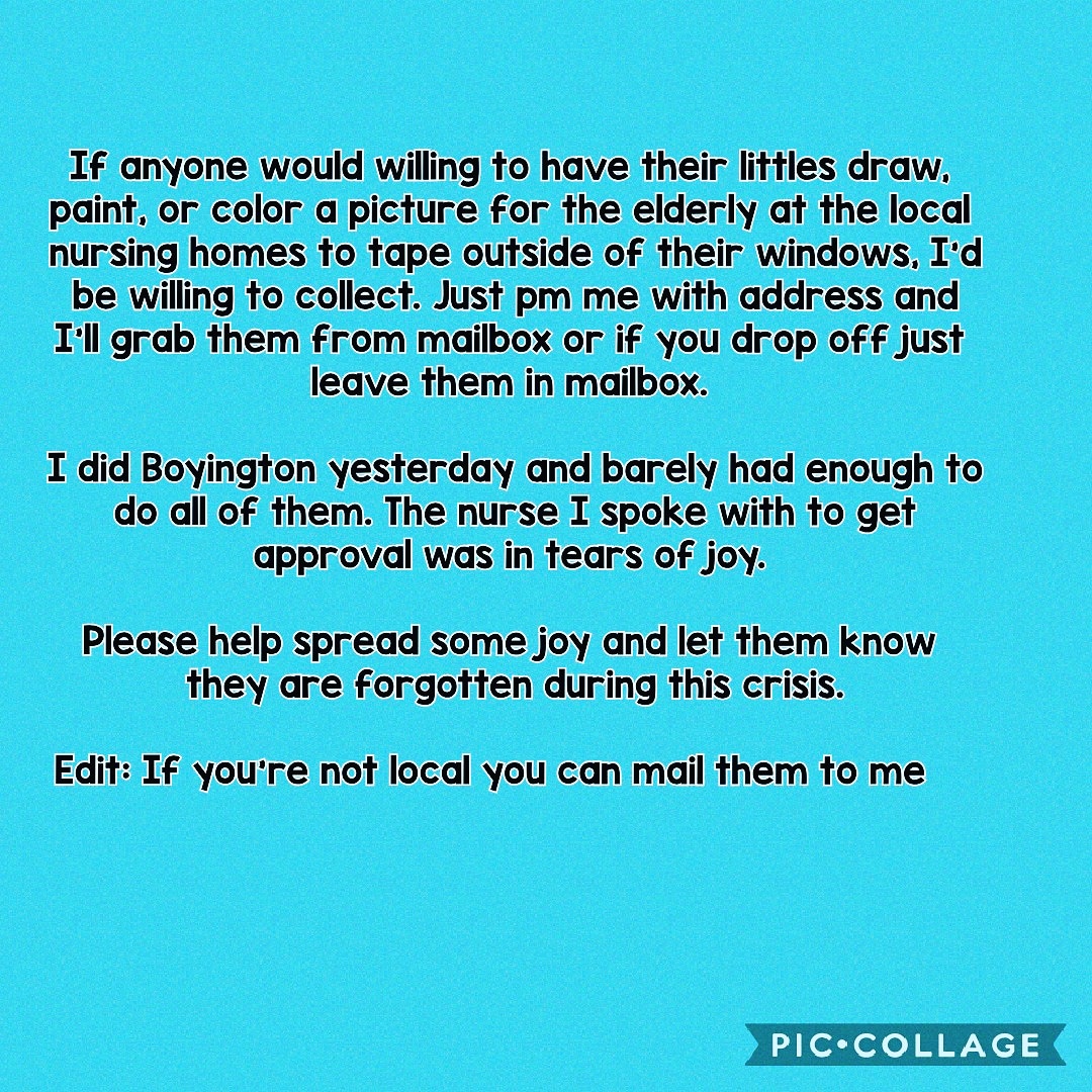 hill_guest's tweet image. Can mail or email them to me....please help spread awareness. The elderly in these homes are dying alone, no visitors allowed 😭 we can help put a smile on their face! #MondayMorning #COVID19 #lockdown #TheLockdown #retweet  #HealthcareHeroes
