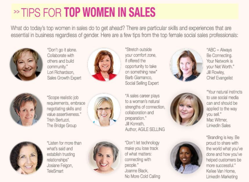 MotivatgRecr's tweet photo. Women in Sales - Tips from Women Leaders - LinkedIn https://t.co/a8aKTEGQdR