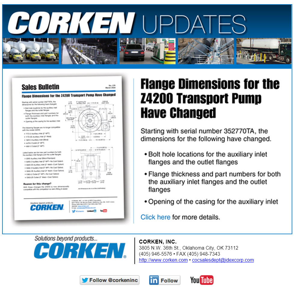 corkeninc's tweet photo. Switching to a Corken Z4200 transport pump is easier! It's now dimensionally compatible with the competitor, so no piping changes are required (https://t.co/nOKYKlwcDs). https://t.co/VpCzok7wm9