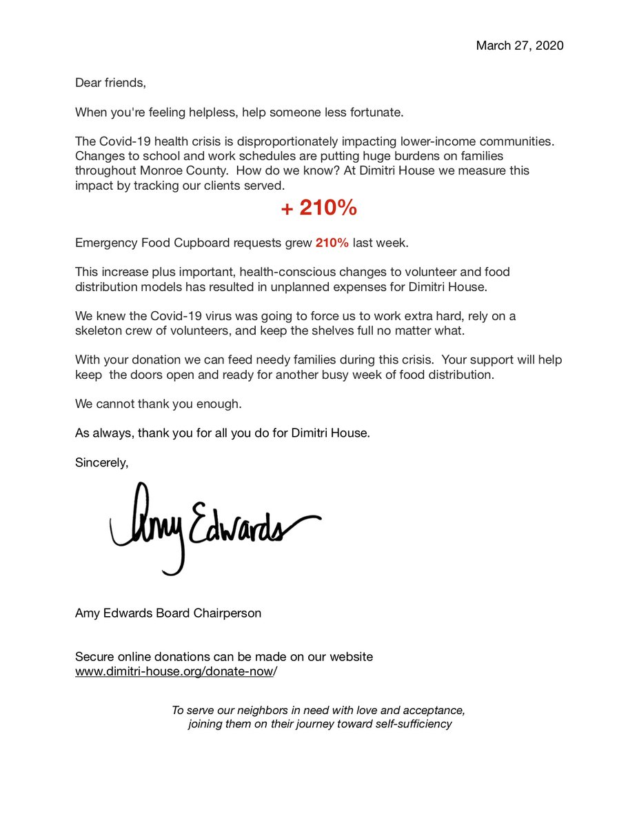 Our virus update, EVERY DOLLAR COUNTS!!