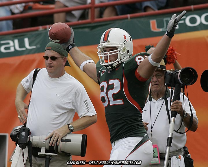 Bleacher Report/EA Sports Madden -  @CanesFootball alums and team selected:TE Jeremy Shockey  @JeremyShockey -  @Giants S Antrel Rolle  @antrelrolle26 -  @Giants C Brandon Linder  @BrandonLinder65 -  @Jaguars TE Greg Olsen  @gregolsen88 -  @Panthers (5/10)