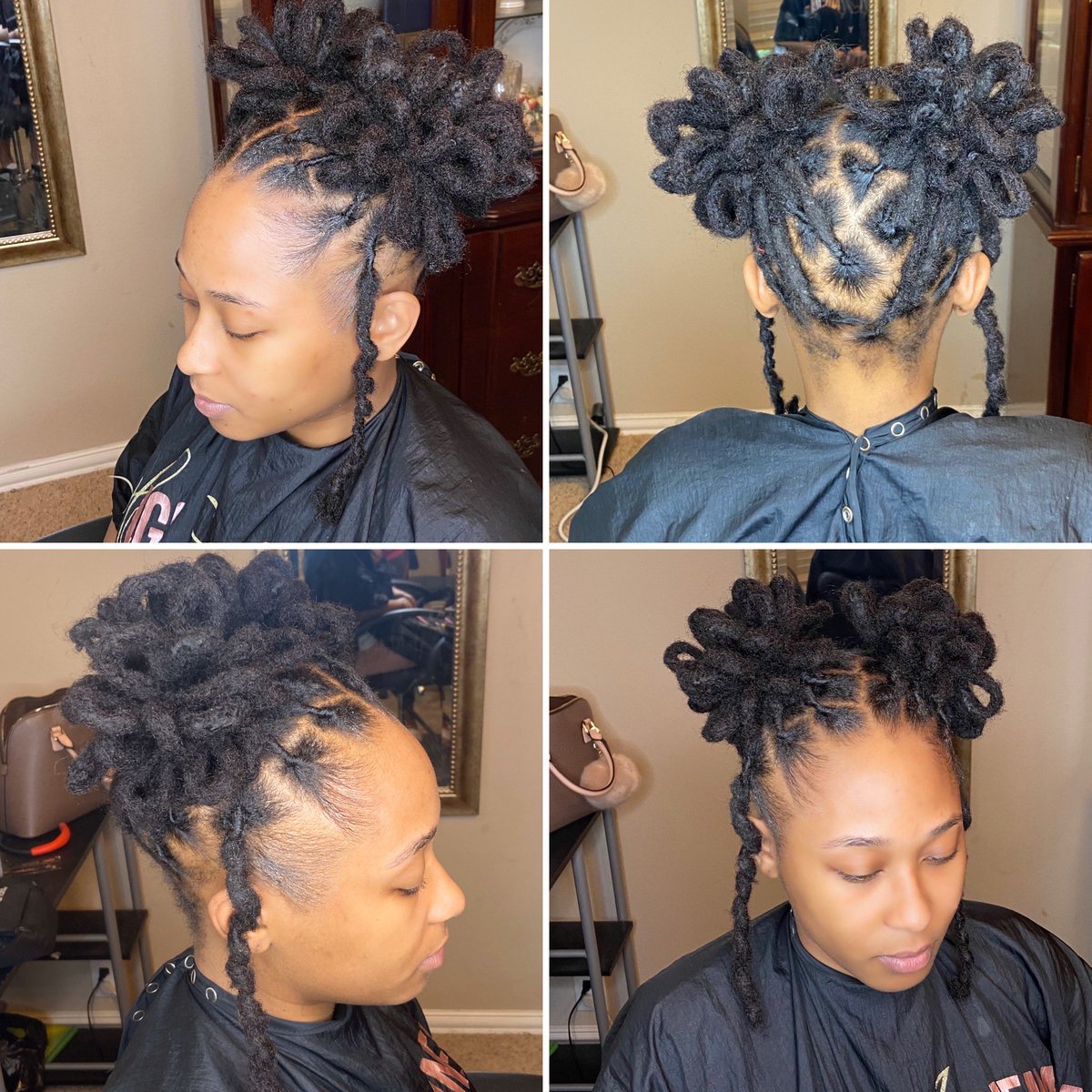 BubsEyes's tweet image. Loc extensions✨
#TheLockdown #MondayMorning #locextensions #locbuns #hairforblackwomen #BlackTwitter