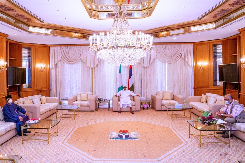 JamiuBond's tweet photo. My Oga! @NGRPresident 

On a Spending drip. Just want you to know the people want you to do giveaway for them sir. And in the meantime, can I see small change for lockdown money?

More blessings! https://t.co/4QR42njwbW