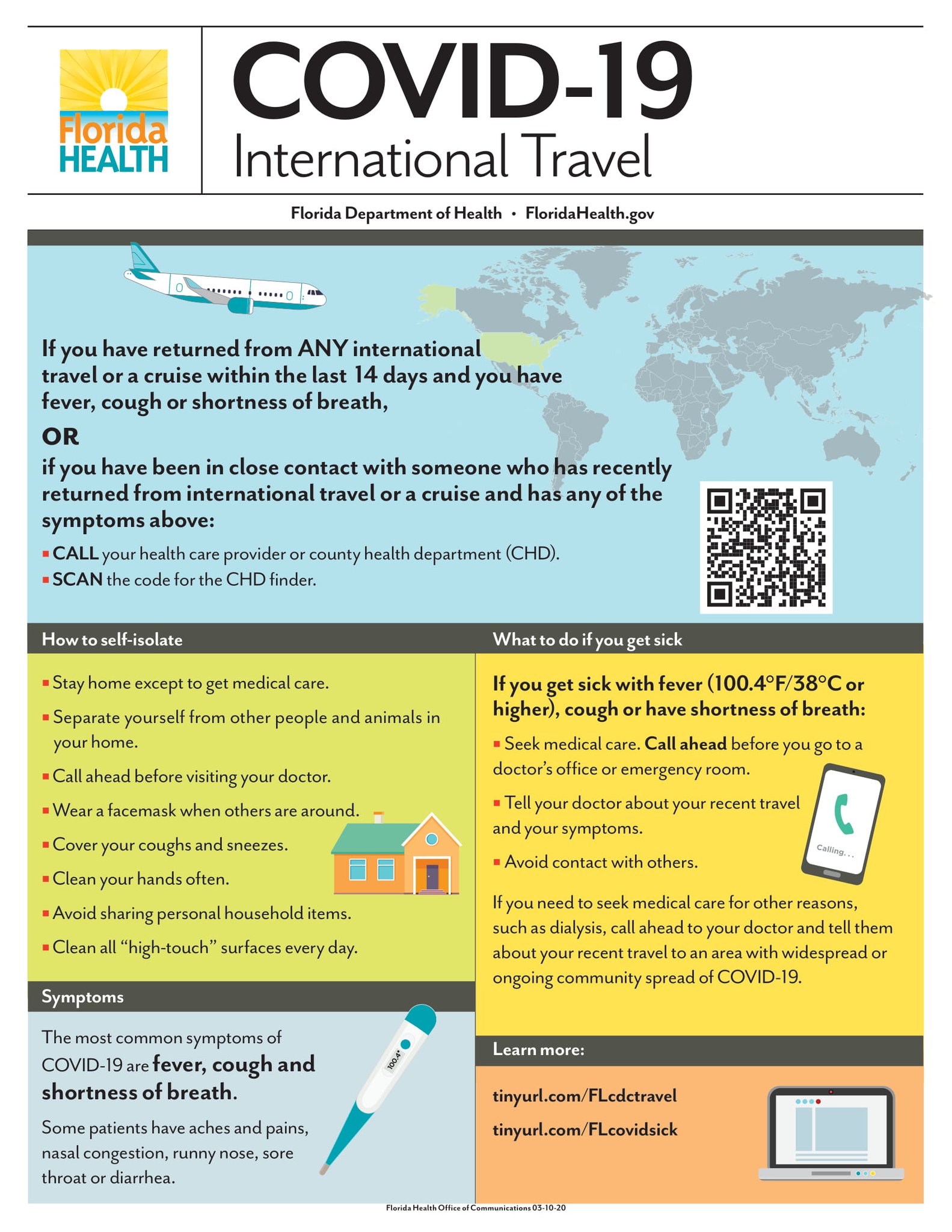 Florida Dept. of Health on Twitter "Travelers returning from an area