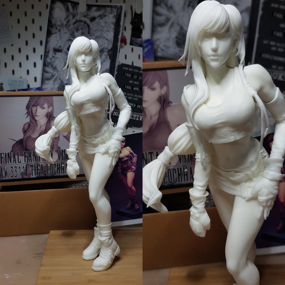 hisui_e_cross's tweet photo. WiP - Tifa Lockhart . Some Parts is pinned. 

#garagekit #resinkit #Tifa #FinalFantasyVIIRemake #tifalockhart #FinalFantasy #figure #resin https://t.co/y82UhLDDOE