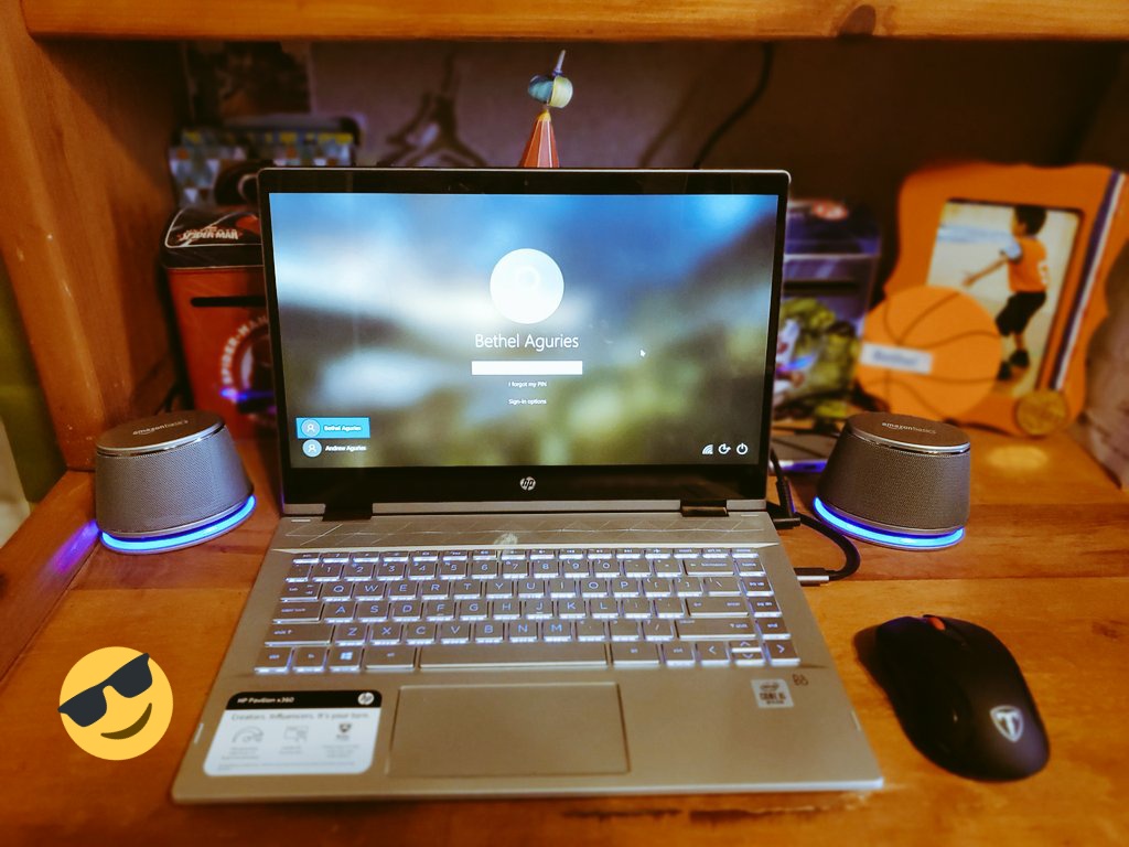 MrsAguries's tweet photo. Our home workspace! @Sundown_e #KatyStrong #SundownStrong #5thgradeteacher #2ndgrader https://t.co/lDeXmFiR1A