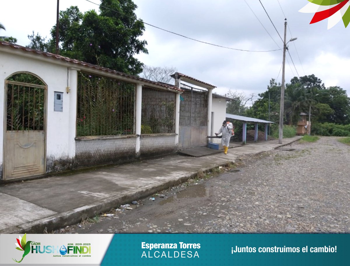 AShushufindi's tweet photo. Continuamos con las jornadas de fumigación para prevenir el contagio del COVID- 19. Estos trabajos los realizamos con nuestras brigadas municipales en los recintos; La Primavera, Miss Ecuador y en la precooperativa Provincias Unidas.

#QuedateEnCasa https://t.co/9lmAuKlAOy